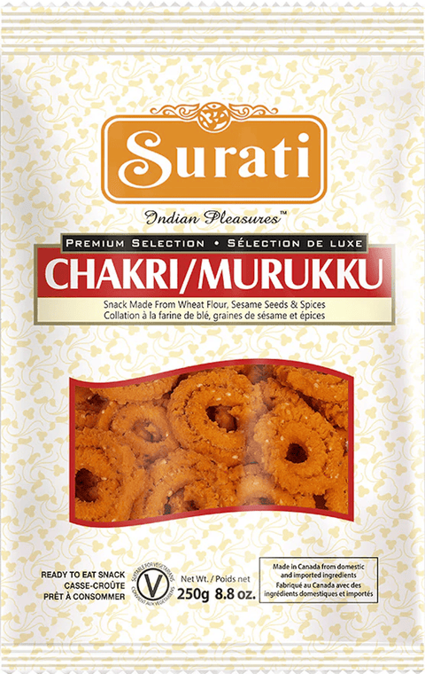 A packet of Chakri/Murukku from Surati of 250g