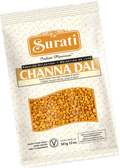 A packet of Channa Dal from Surati of 341g