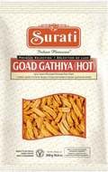 A packet of Goad Gathiya Hot from Surati of 300g