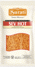 A packet of Sev Hot from Surati of 300g