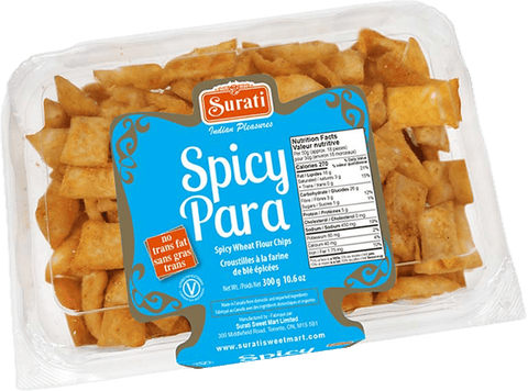 A packet of Spicy Para from Surati of 300g