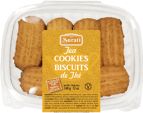 A packet of Indian Tea Cookies from Surati of 340g