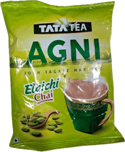 A packet of Agni Elaichi Tea from Tata of 240g