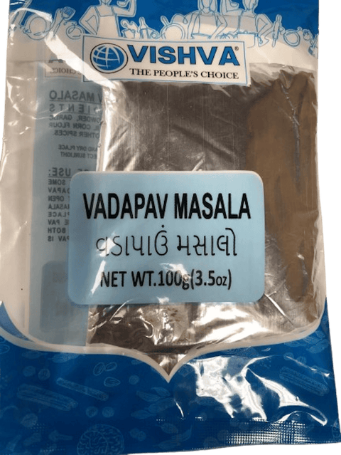 A packet of Vadapav Masala from Vishva of 100g
