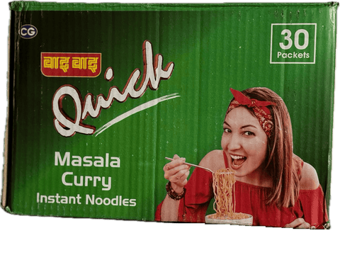 A box of WaiWai Quick Masala Curry Noodles of total 1.8kg